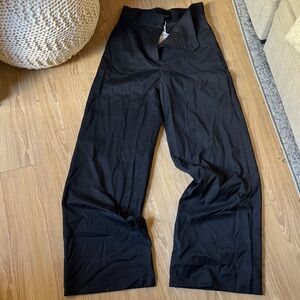 Zero + Maria Cornejo Black Wide Leg Pants
